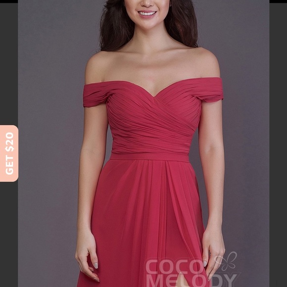 EUC Coco Melody Ski Patrol Sheath Chiffon Dress - Picture 6 of 7